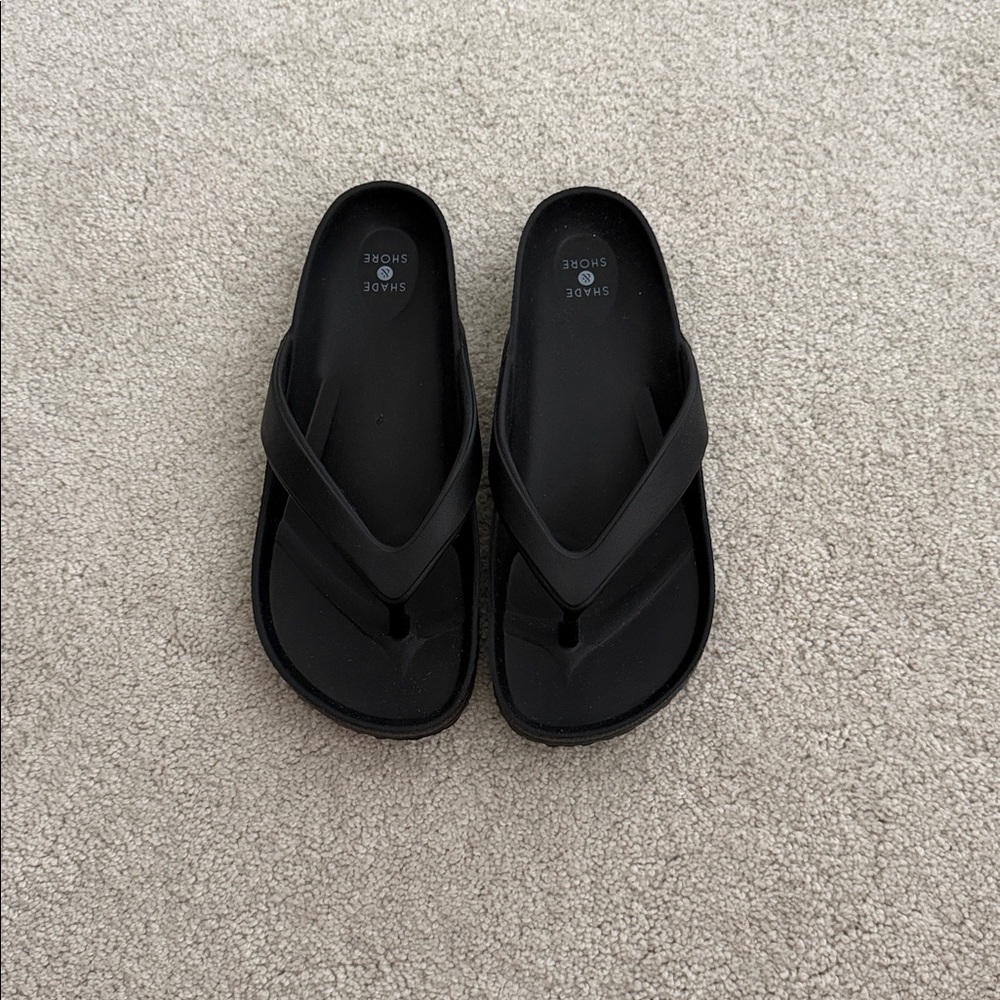 Black Slide Sandals